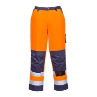 CALÇA ALTA VISIB. TEXO LARANJA/AZUL TX51